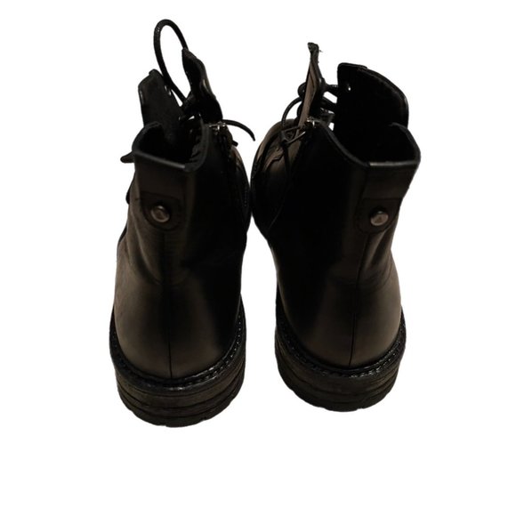 ALDO Men Boots Ankle Black Leather Size US 12 M Round Toe | main image 4